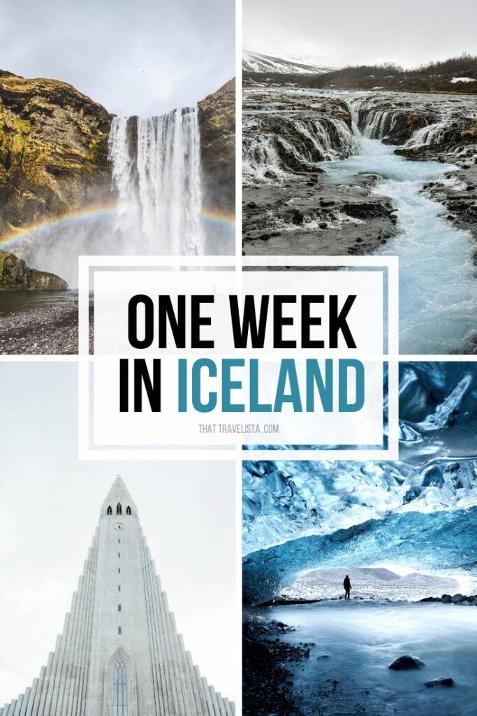 Epic Iceland Two Week Itinerary One week (seven day) travel itinerary for an Iceland road trip in winter by camper van. Includes nightly campsite locations (most FREE!), main plus hidden attractions, and lessons learned from my OWN TRIP.