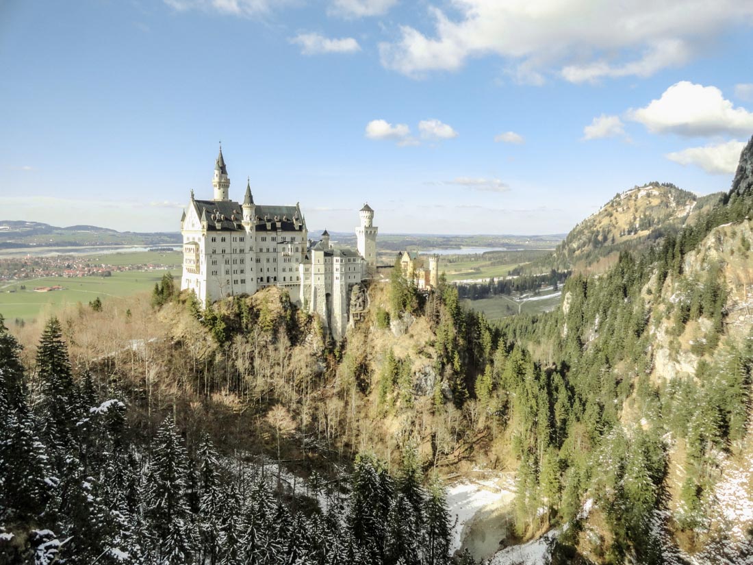 Neuschwanstein Castle in Füssen, Bavaria, Germany
