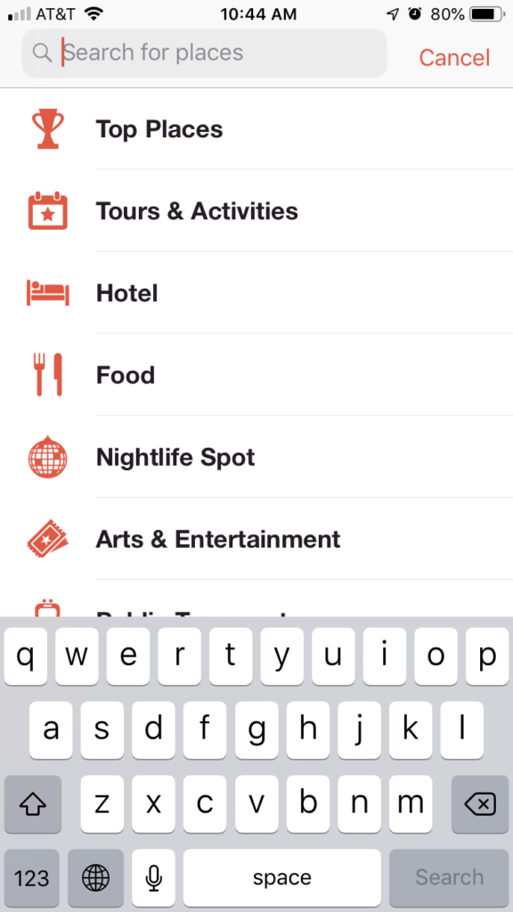 ulmon how to plan trip