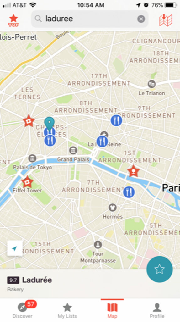 Ulmon CityMaps2Go Mobile Phone Screenshot