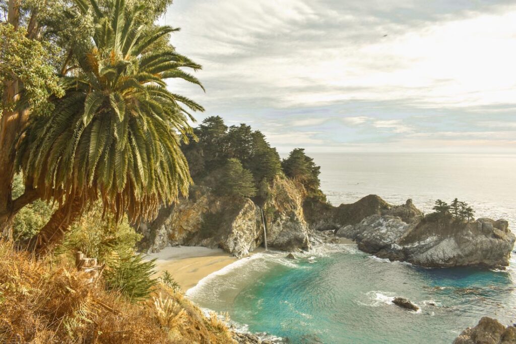 McWay Falls waterfall in Big Sur Northern California
