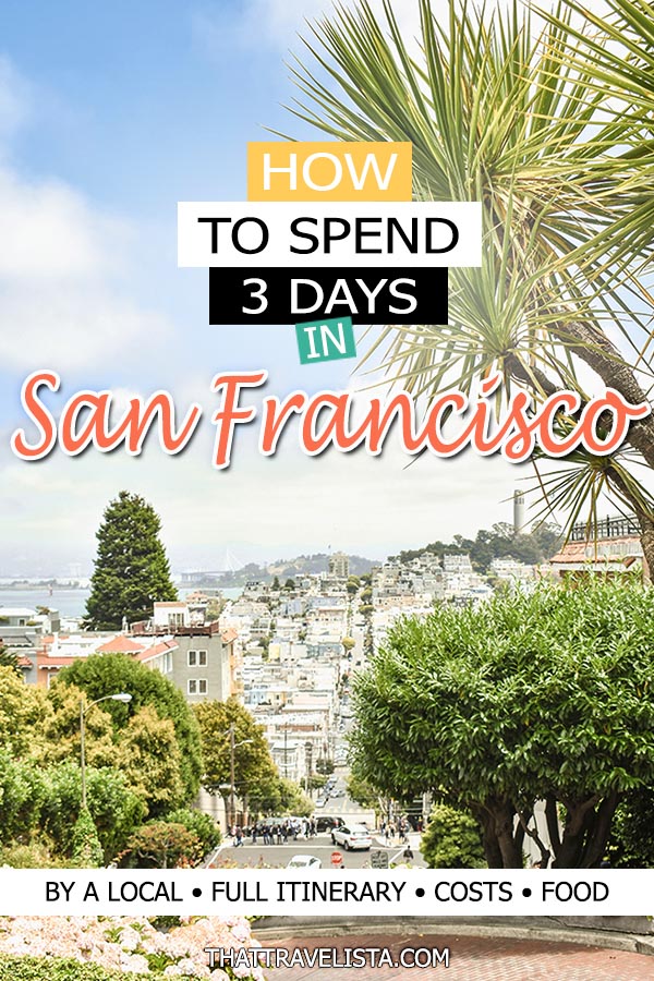Super-detailed San Francisco, California itinerary for one, two, or three days. All walking or public transport accessible. Perfect for a short or long weekend in San Francisco. Planned by a local!