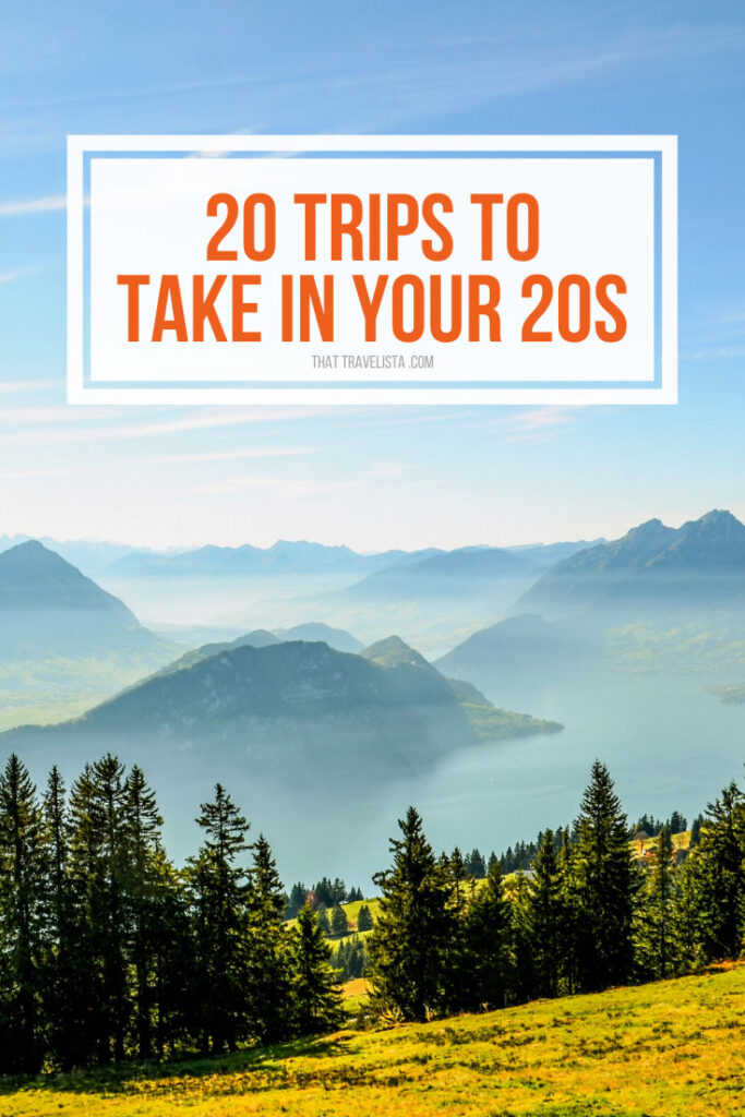 A travel bucket list of epic travel experiences for your twenties.
