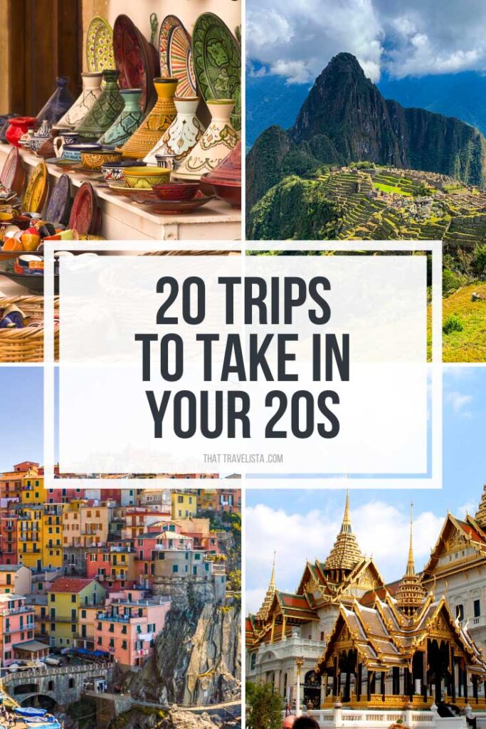 A travel bucket list of epic travel experiences for your twenties.