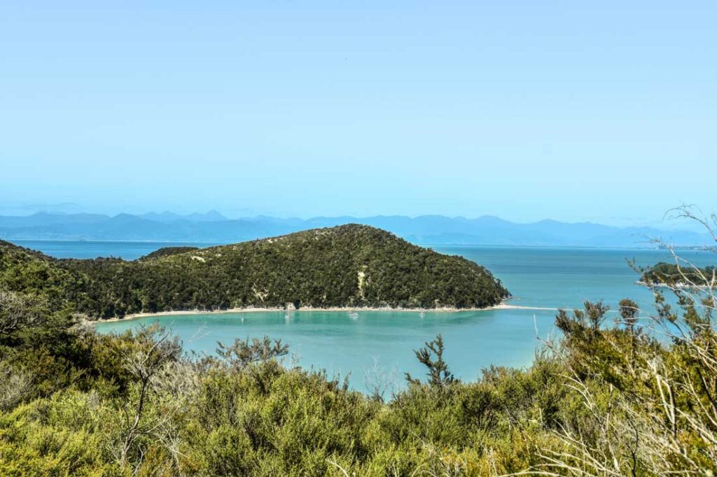 Hike Abel Tasman, New Zealand Bay in Abel Tasman National Park in New Zealand South Island