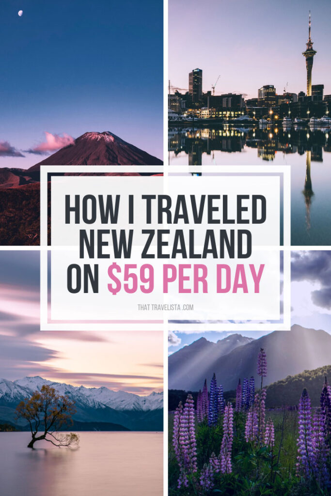 Wondering how to travel New Zealand on a budget? Well, I accomplished New Zealand budget travel on $59/day. Here's the exact breakdown of how much it all costs and how to save money.