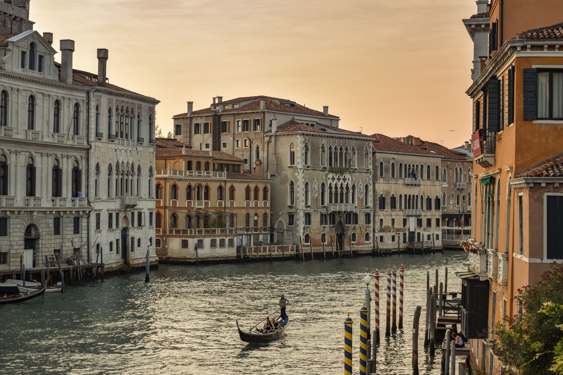 Gondola on a Venice canal
