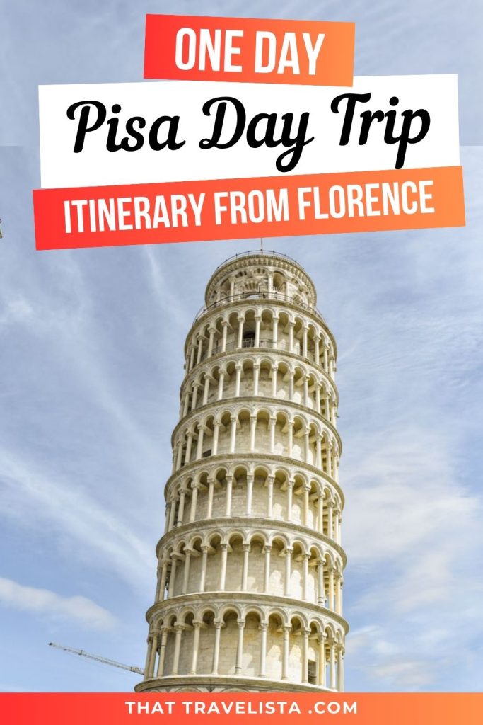 This Florence day trip to Pisa by train itinerary has all the details you need to make the trip by train.