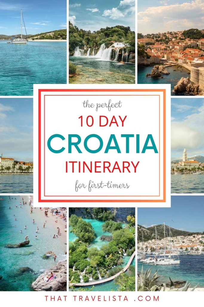 This ten day Croatia itinerary fully guides you through Split, Hvar, Dubrovnik, Plitvice, and more.
