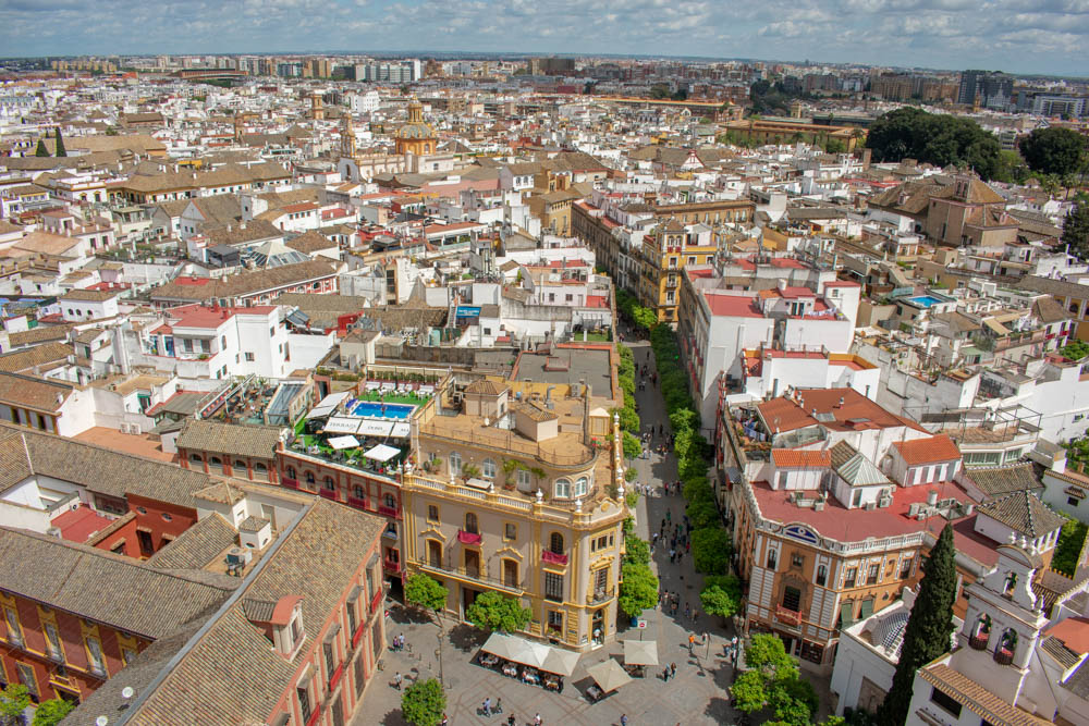 Barrio Santa Cruz in Seville, Spain