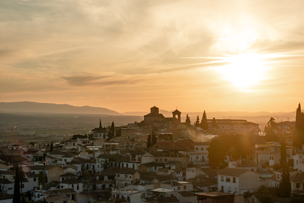 View of Granada from Ermita San Miguel de Alto