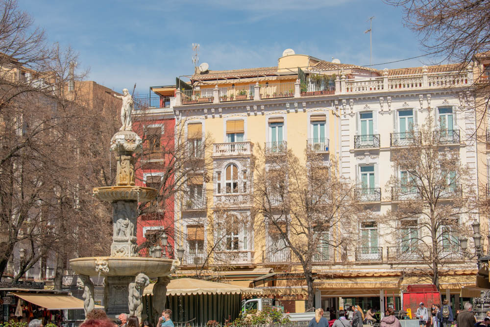 Plaza de Bib-Rambla in Granada, Spain