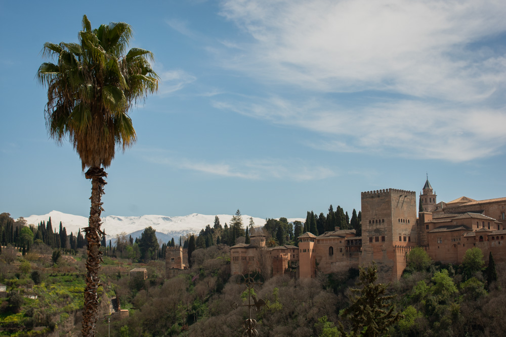 View of the Alhambra from Mirador de San Nicolas