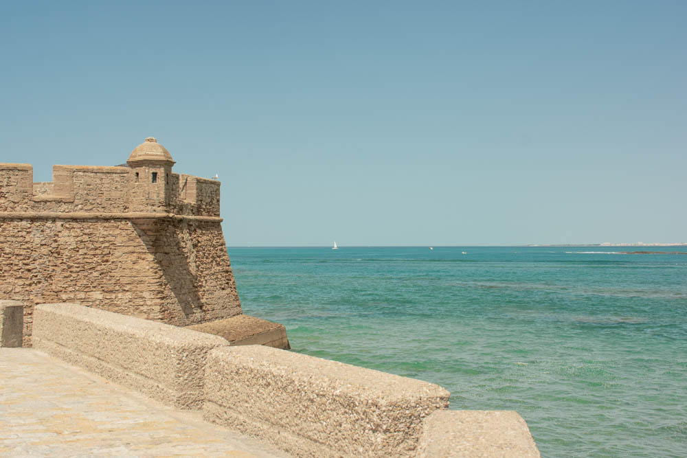 Castillo de San Sebastián in Cadiz