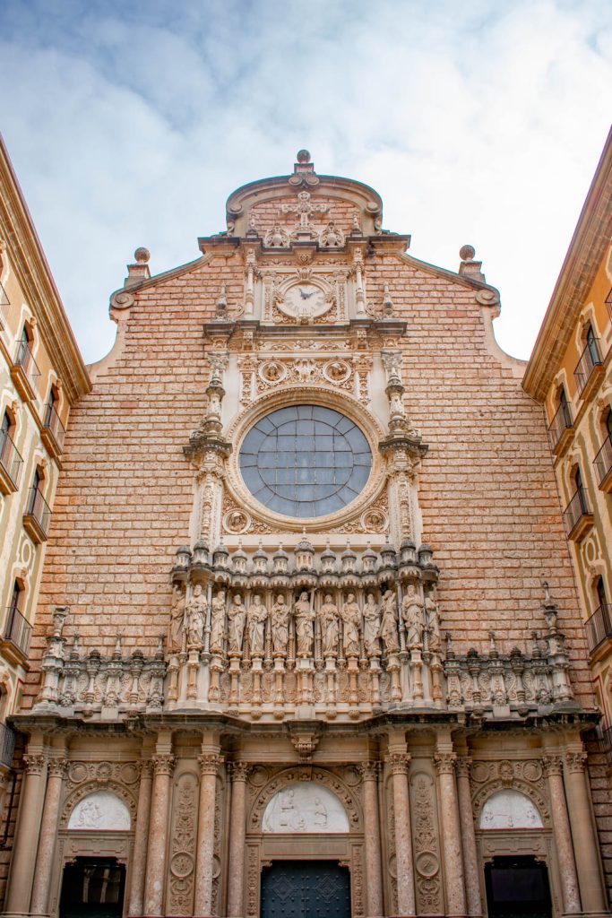 Facade of the Basilica of Monserrat